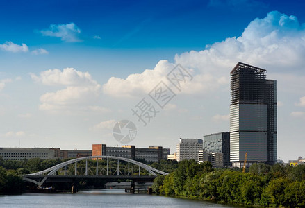 建造莫斯科弧桥背景莫斯科弧桥背景hd方向城市图片