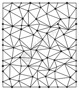 纺织品带有点的抽象三角形无缝模式墙纸设计网格简单的图片