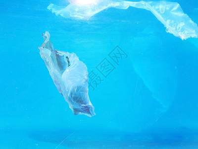 水下海洋废中的塑料污染和水中的塑料污染泰国保护图片