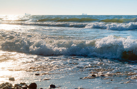美丽假期小海浪风景天空是波罗的海浪风景天空是罗的海浪小俄罗斯图片