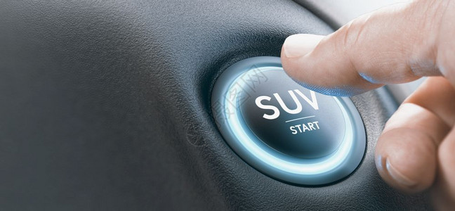 在手摄影与3d背景人推动启按钮之间使用蓝色lignt合成图像设计图片