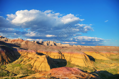 国民美南达科他州巴德兰公园风景美州南达科塔旅行砂岩图片