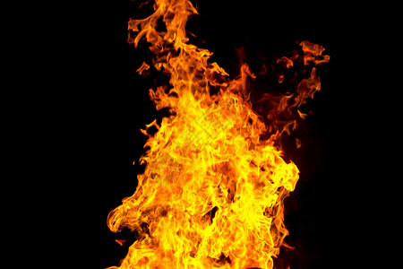 黑色背景的红火点照片焰自然炽烈图片