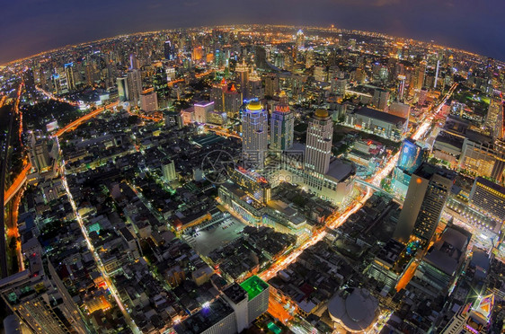 泰国曼谷城市夜景图片