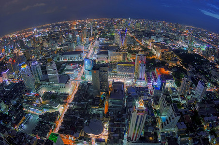 泰国曼谷城市夜景图片