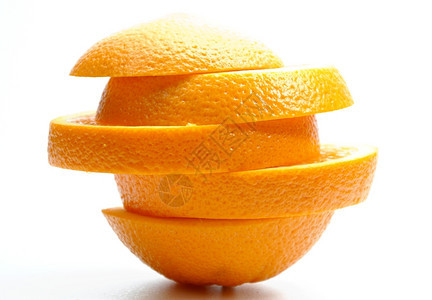 早餐节食白色的宏多汁橙模式图片