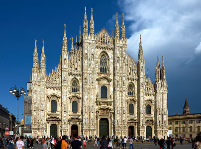 塔意大利米兰教堂结石欧洲图片