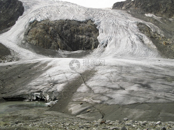 阿尔滕堡奥地利斯图拜阿尔卑山苏冻奴费尔纳冰川中的苏冻奴费尔纳冰川冷冻旅游图片