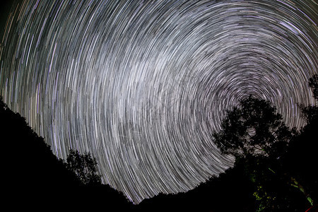 美丽的布里亚特烧焦俄罗斯布里亚提Baikal湖上空的星夜图片