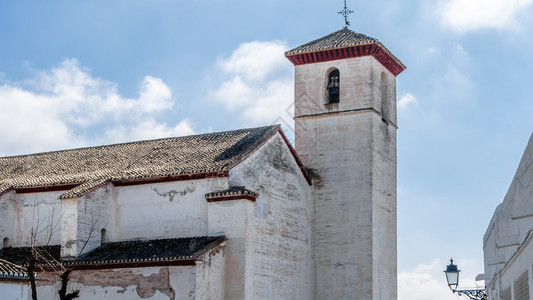 正面格拉纳达教堂西班牙南部安达卢西亚的宗教建筑地标户外图片