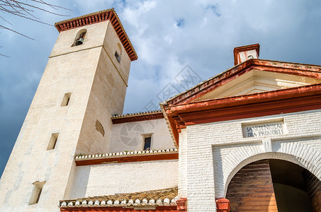 景观格拉纳达教堂西班牙南部安达卢西亚的宗教建筑旅游地标图片