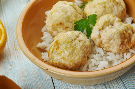 绿色食物克里奥尔风格烹饪传统各种菜盘顶层风景什锦的图片