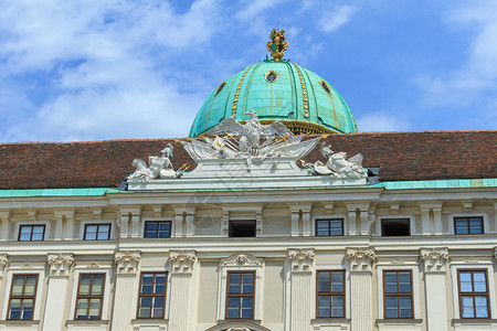 查看奥地利维也纳Hofburg宫建筑碎片学城堡帝国的图片