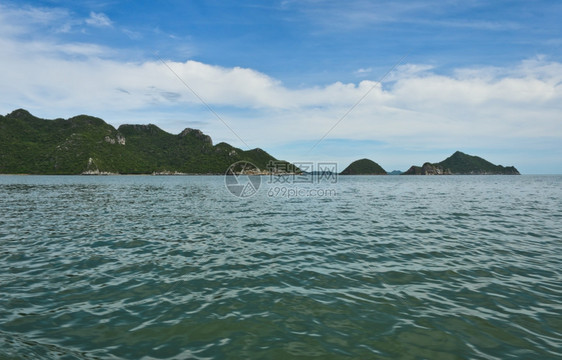 森林景观泰国巨石灰岩山泰国场景图片