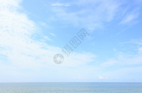 蔚蓝的大海与天空水自然冷静的图片
