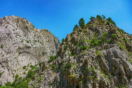 土耳其休息戈努克山附近上叶柳峡谷的景象安塔利亚图片