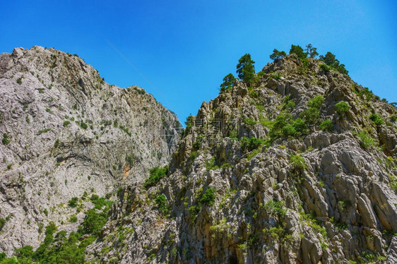 土耳其休息戈努克山附近上叶柳峡谷的景象安塔利亚图片