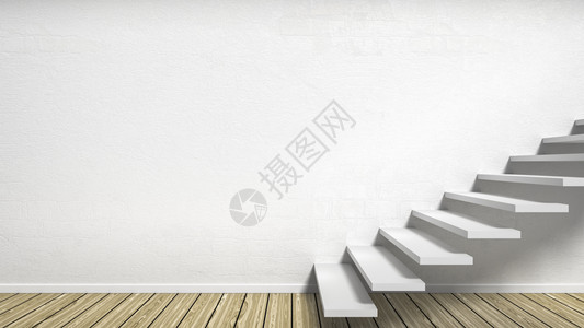 未来砖3d提供一个带有楼梯的房间自由图片