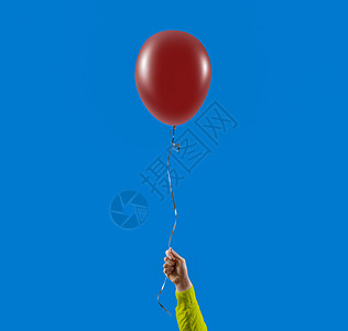 娱乐蓝色背景的政党气球详细信息白色的云图片
