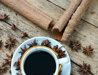热的咖啡背景加上杯木本底豆美丽和惊人的概念咖啡馆正喝着丰富的咖啡因刺激感知力思考棕色的越南图片