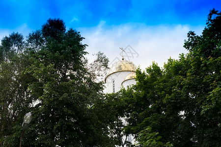 俄罗斯城市教堂背景俄罗斯城市教堂背景高清明信片方向作品图片