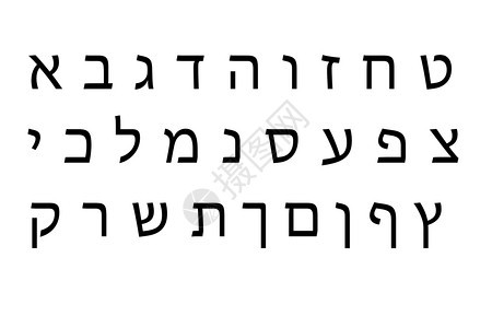 美国广播公司犹象征希伯来字母组图片