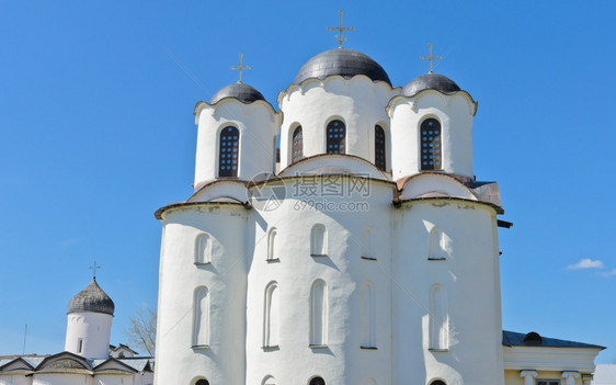 俄罗斯VelikyNovgorod亚罗斯拉夫法院圣尼古拉大教堂正统建造图片