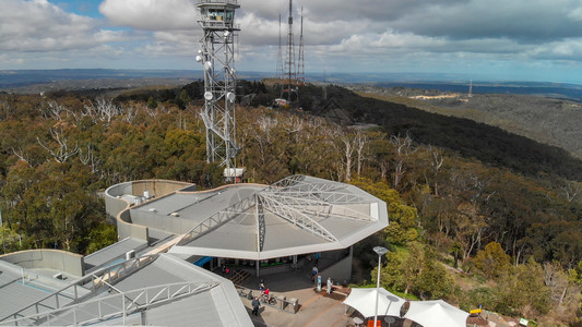 景观阿德莱场地Australiana澳大利亚2018年9月日至18在山顶蒙特洛夫提与游客的图片