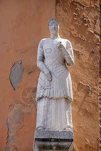 地标意大利摩德纳市宫的LaBonissima雕像纪念碑门户网站图片