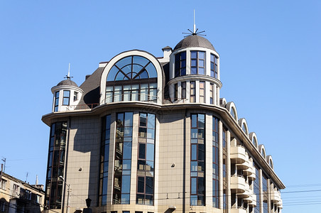 乌克兰敖德萨现代高楼顶住宅欧洲阳台图片