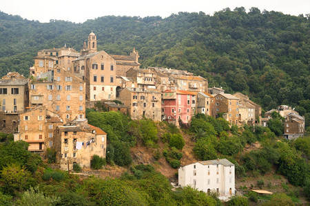 欧洲美丽的法国科西嘉卡辛村高级马赛克图片