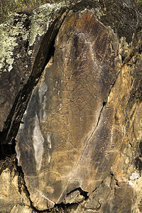 科阿谷的史前岩石艺术遗址是葡萄牙东北部的一个露天古石化考遗址位于上层自然兽形的历史图片
