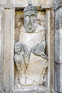 纪念碑建筑细节西班牙圣地亚哥的孔波斯特拉大教堂外墙西班牙语建筑学图片