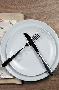 食物饮礼仪我仍然吃东西不喜欢叉子和刀信号上面有餐具套的位置盘子完成图片