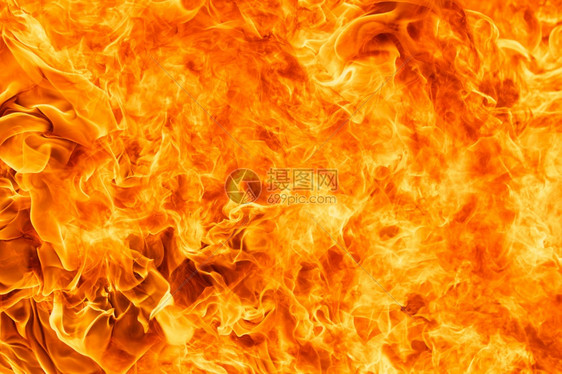 火焰烟纹理背景橙质地壁炉图片
