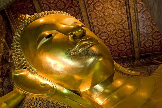 东金的泰国WatPho寺佛像向上仰卧泰国WatPho庙佛像向下仰卧神社图片