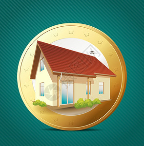 抵押商业金钱概念自己的房子象征图片