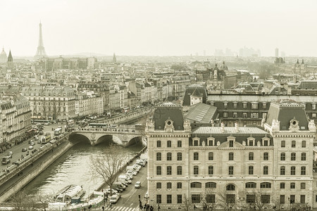 巴黎之景圣母大教堂堤罾屋图片