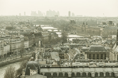文化天埃菲尔巴黎之景圣母大教堂图片