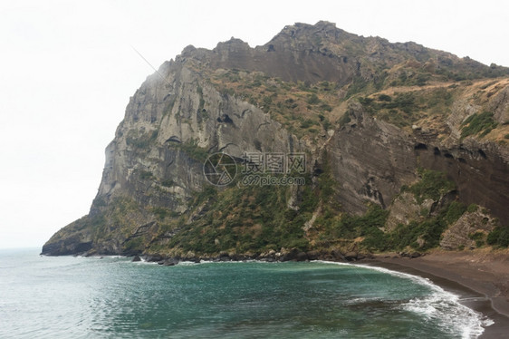 日出峰韩国济州岛的海城山旅行图片