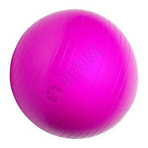 粉色健身球康圆圈人们图片