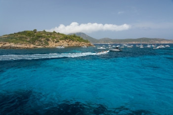 户外海西班牙巴利阿里群岛马洛卡圣埃尔姆马洛卡岛船图片