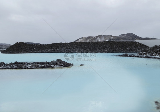 热的温暖冰岛蓝环礁地热浴胜火山作用图片