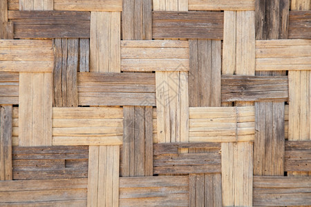 垫竹子抽象的织成木头背景墙面中编织的木图片