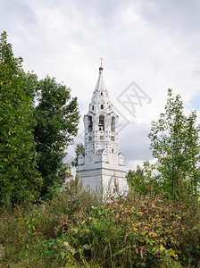 建造俄罗斯亚拉夫尔地区图塔耶干预旧钟楼Tutaev旅游正统图片