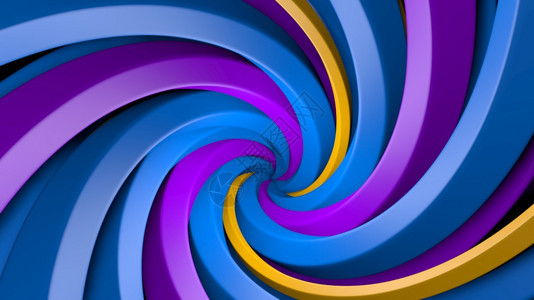 由紫色黄和蓝的射流形成背景在圆圈中旋转并心混合形成纹理3D插图由紫色黄和蓝的射流形成背景在圆圈中旋转并心插图混合墙纸海浪艺术图片