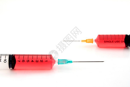 流感预防抗生素白表面的注射器用于医疗保健或药房主题图片