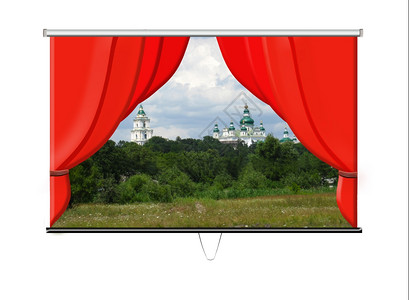 舞台剧落幕背景