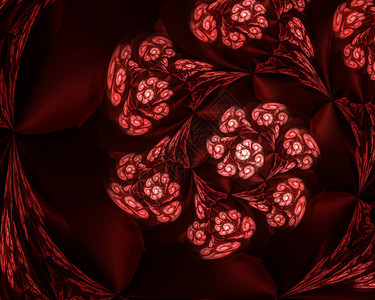 猩红抽象分形背景带红色曲线的螺旋花适用于桌面壁纸抽象分形背景带红色曲线的螺旋花插图极好的图片
