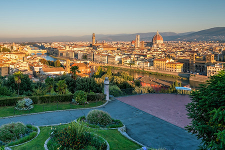 从意大利最高视图的佛罗伦萨天际视图建造宗教欧洲图片